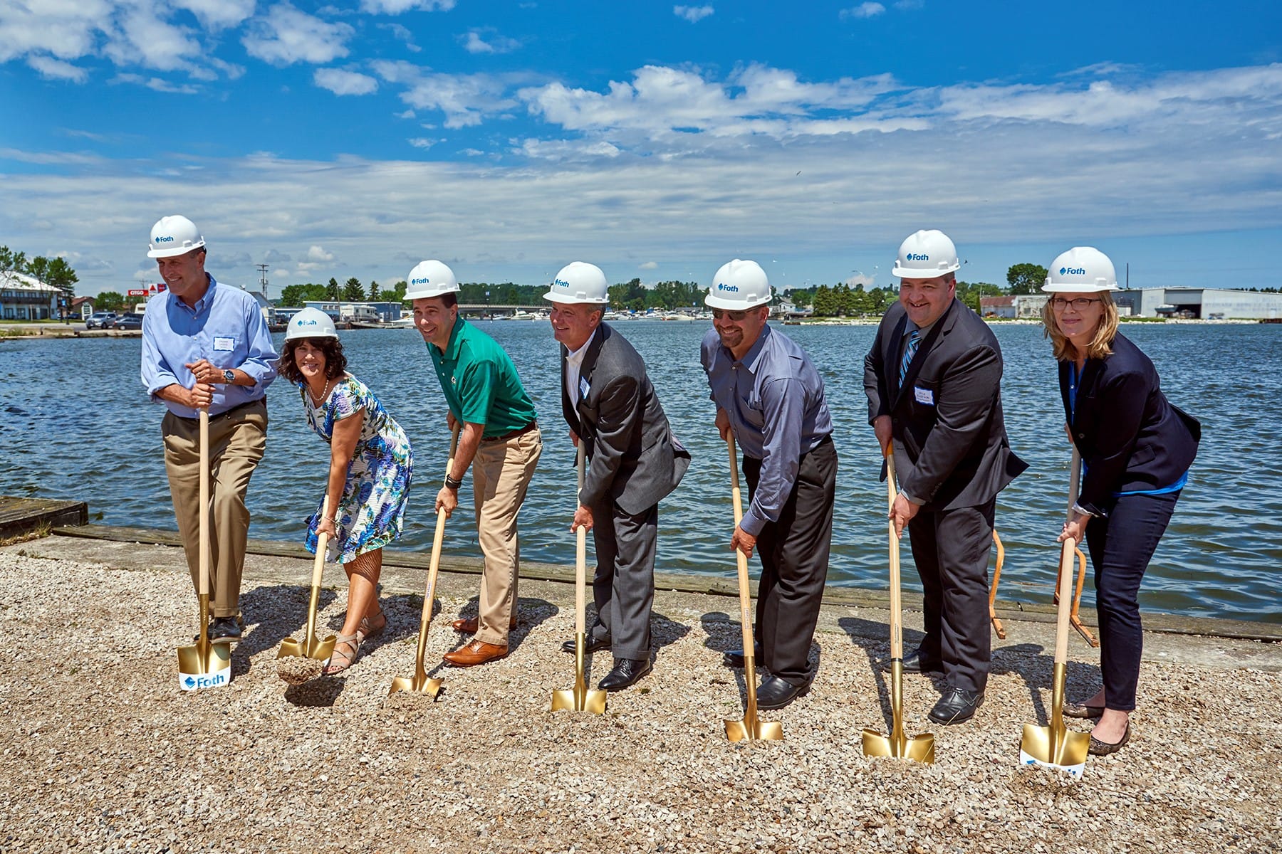 Foth Hosts Kewaunee (WI) Harbor Groundbreaking Ceremony