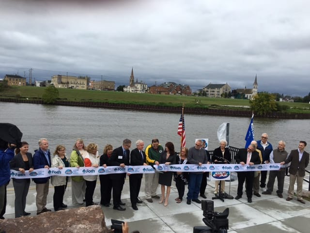 Two Rivers Harbor Park Ribbon Cutting