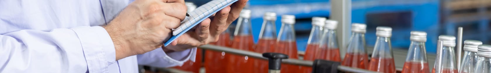 manufacturing bottling services banner