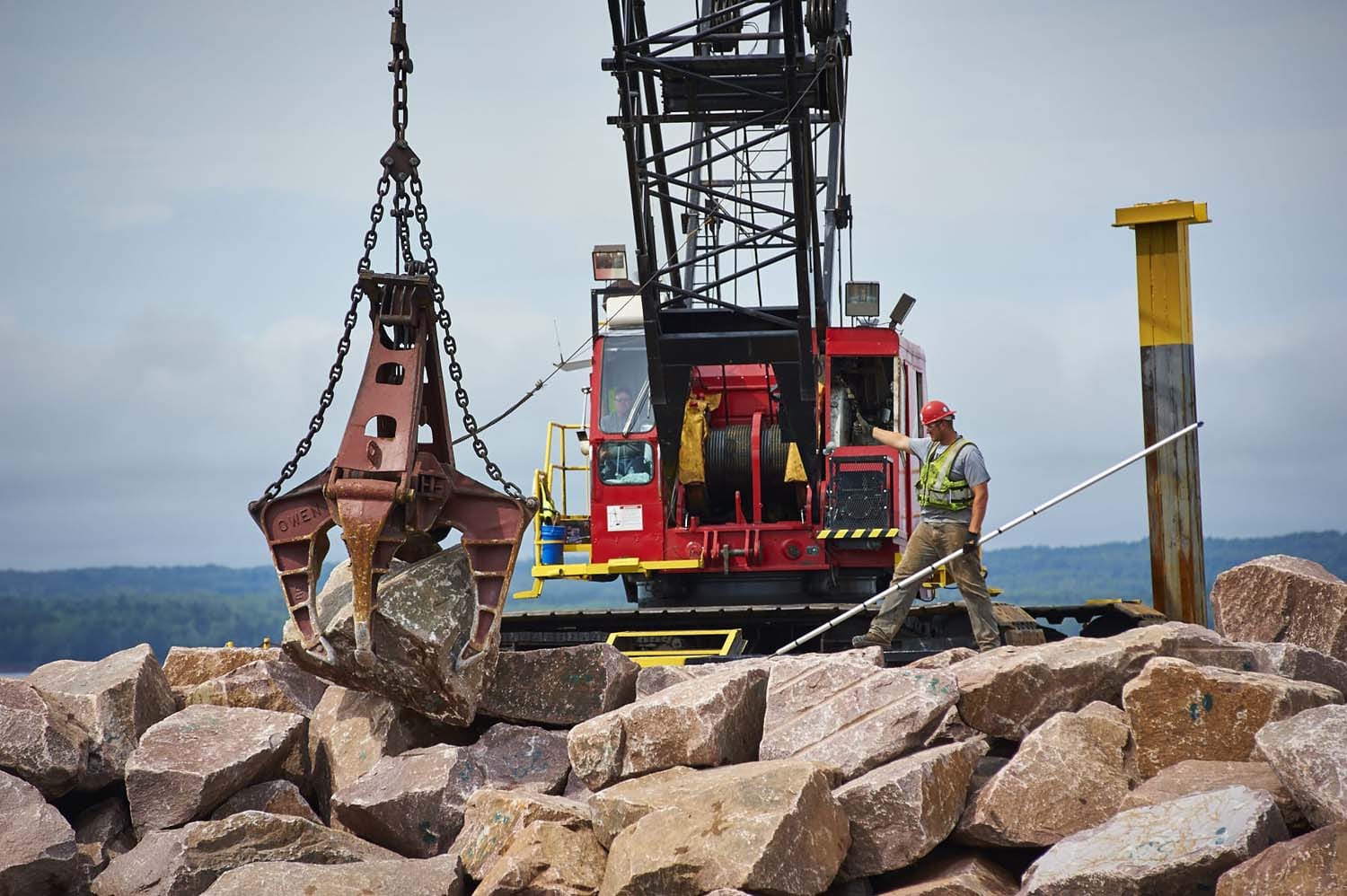 Breakwater Construction