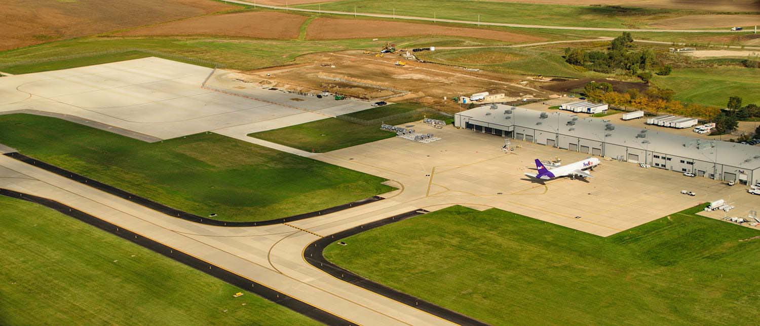Eastern Iowa Airport’s West Cargo Apron Expansion