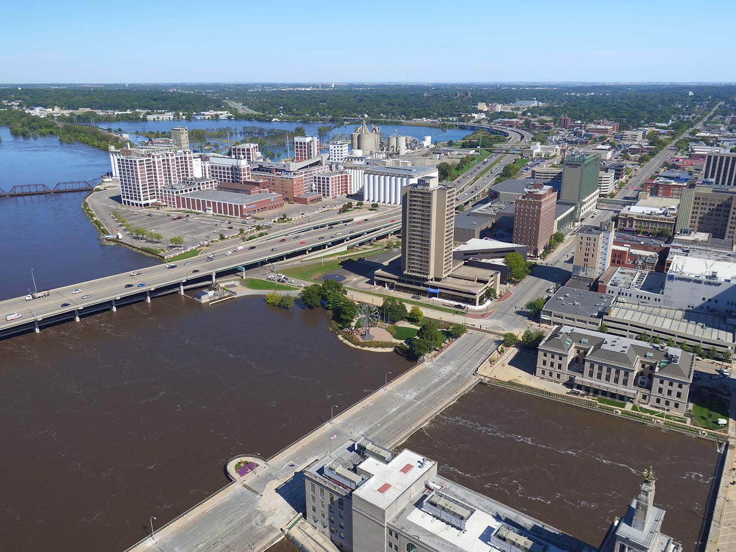 City of Cedar Rapids Flood Wall