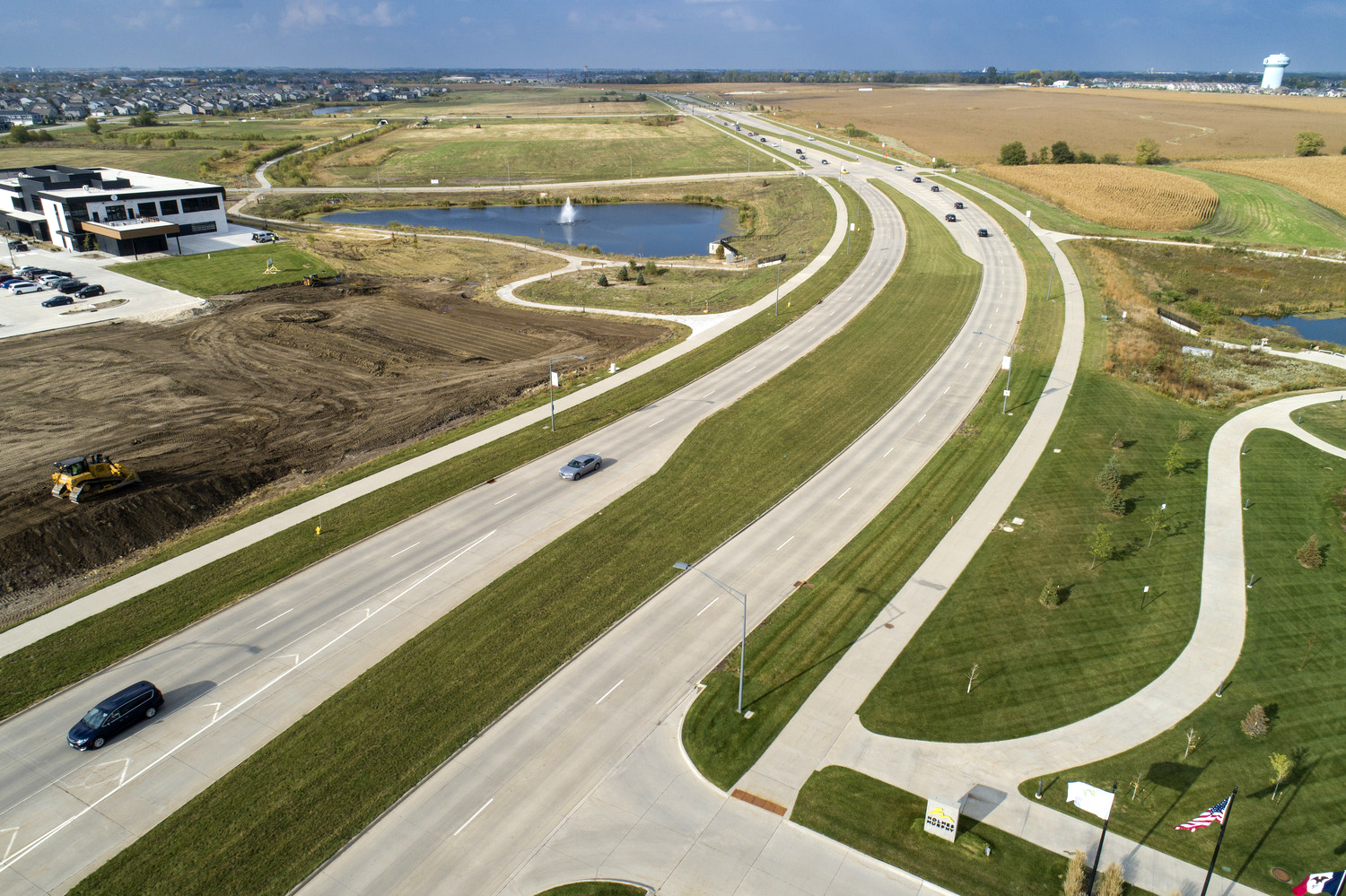 Overhead View of Grand Prairie Parkway