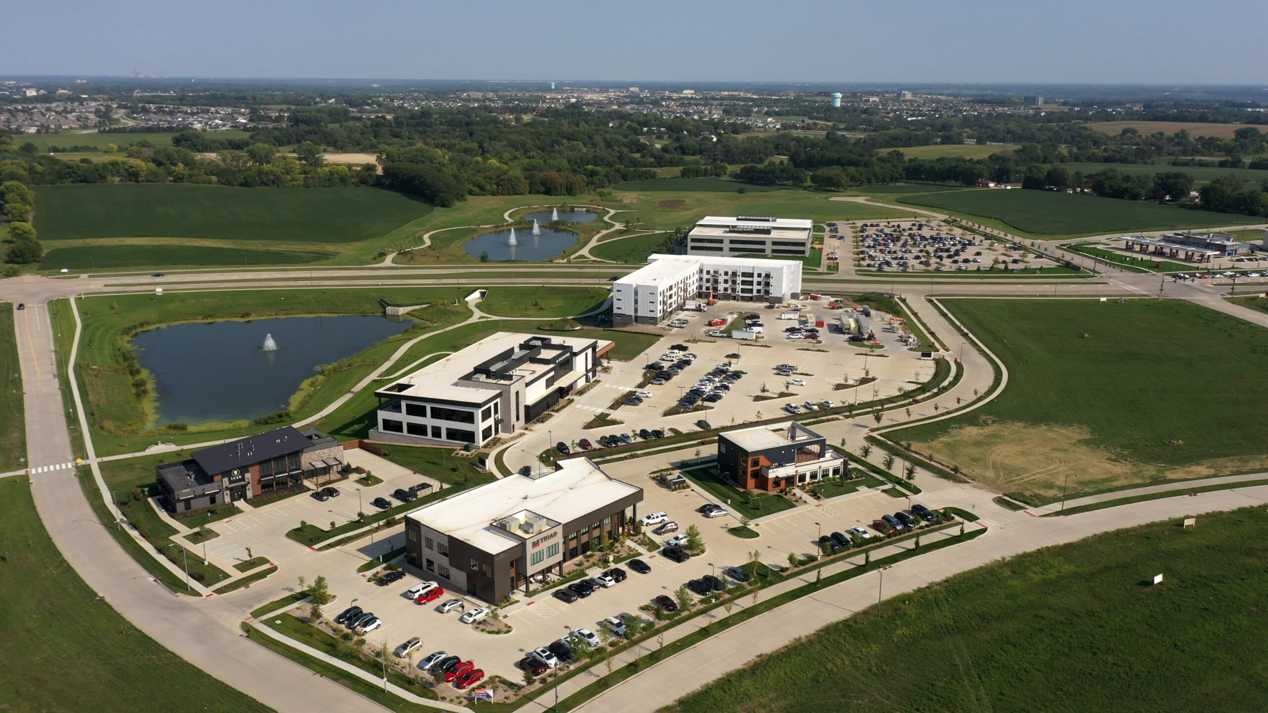 Overhead View of Waukee Business Park