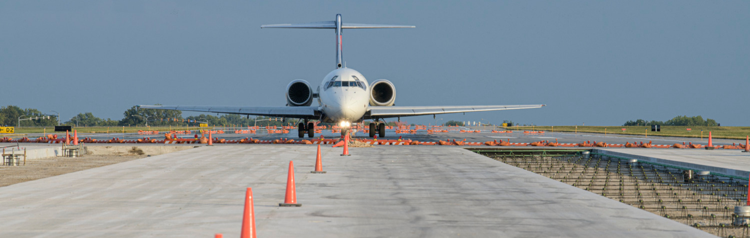Precision airfield engineering supporting safe aircraft operations while modernizing and improving runway infrastructure.